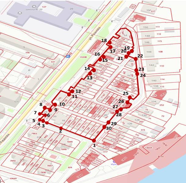 Решение Думы города Иркутска от 27.03.2026 N 008-20-210236/6 "Об установлении границ территории, на которой предполагается осуществление территориального общественного самоуправления «Астра»". Рис. 1