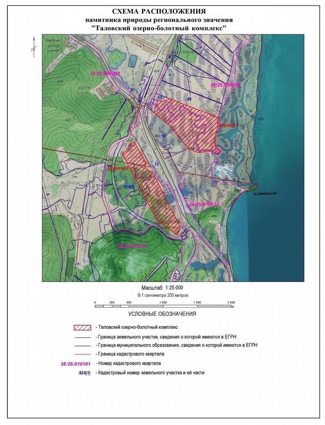 Постановление Правительства Иркутской области от 20.05.2024 N 390-пп "Об объявлении природного объекта "Таловский озерно – болотный комплекс", расположенного на территории Слюдянского муниципального района Иркутской области, памятником природы регионального значения"